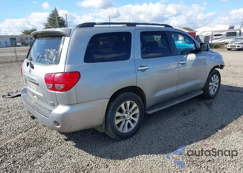 2008 Toyota Sequoia Limited 5.7L V8 из США, поврежденный, VIN 5TDBY68A48S001694